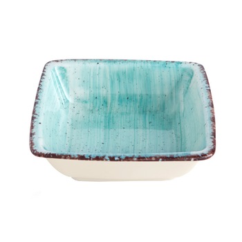 Bol patrat GURAL colectia TURQUOISE 17x17cm 360ml Bol patrat GURAL colectia TURQUOISE 17x17cm 360ml