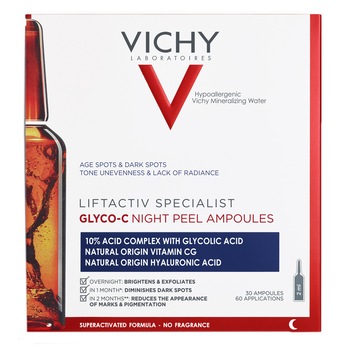 Ser fiole cu efect de peeling Vichy Liftactiv Specialist Glyco-C, 30x 2 ml