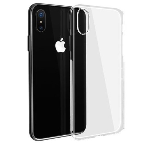 Husa termoplastic pentru iPhone X, carcasa, capac de protectie, bumper, Transparenta
