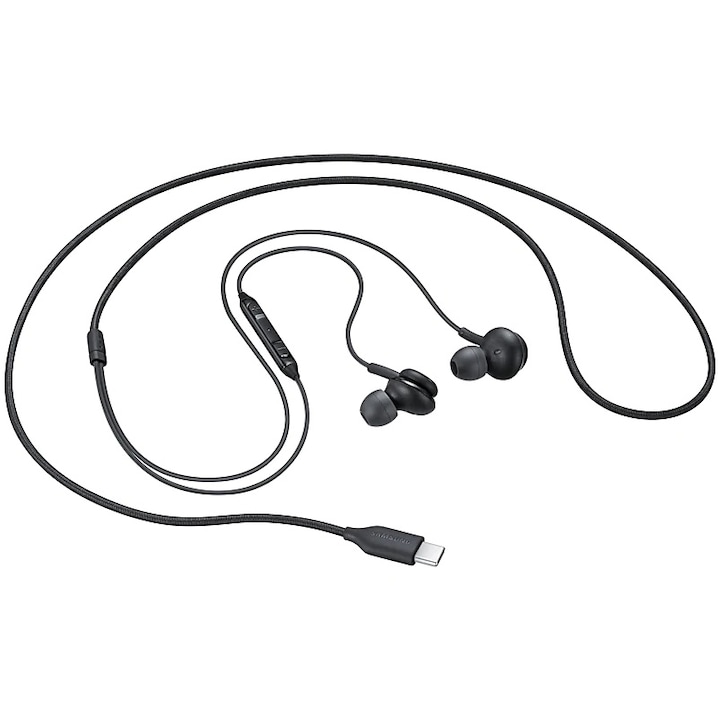 Samsung EO-IC100 vezetékes fülhallgató AKG hangzással, Type-C, Fekete