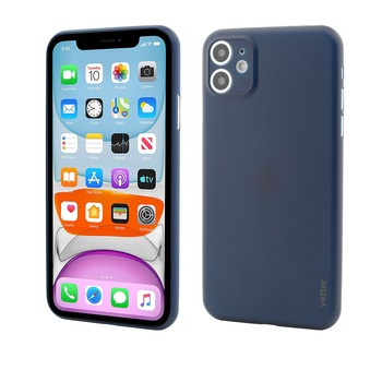 Husa de protectie Vetter pentru iPhone 11, Clip-On, Ultra Thin Air Series, Blue Husa de protectie Vetter pentru iPhone 11, Clip-On, Ultra Thin Air Series, Blue