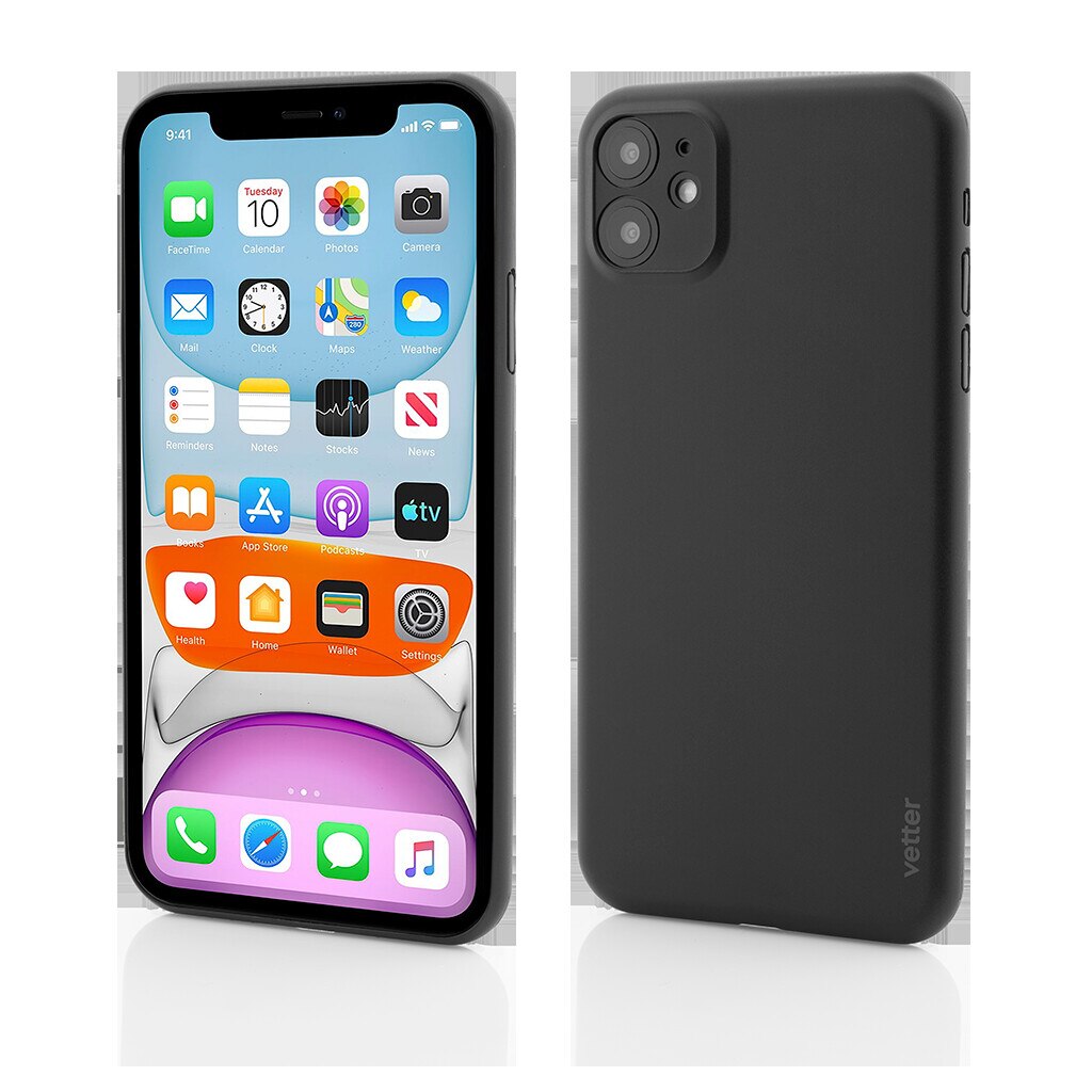 Husa de protectie Vetter pentru Phone 11, Clip-On, Ultra Thin Air Series, Black