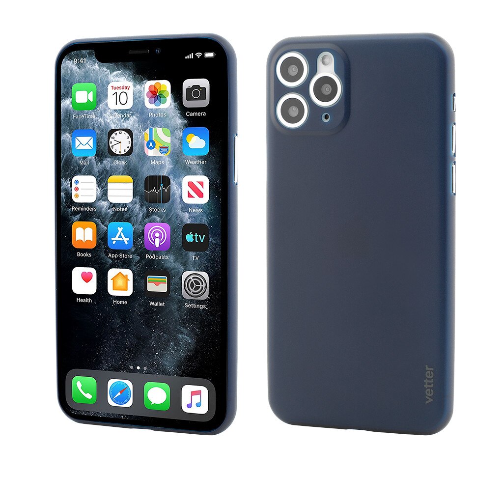 Husa de protectie Vetter pentru iPhone 11 Pro, Clip-On, Ultra Thin Air Series, Blue