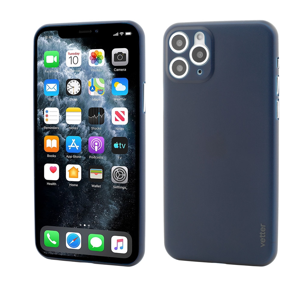 Husa de protectie Vetter pentru iPhone 11 Pro Max, Clip-On, Ultra Thin Air Series, Blue