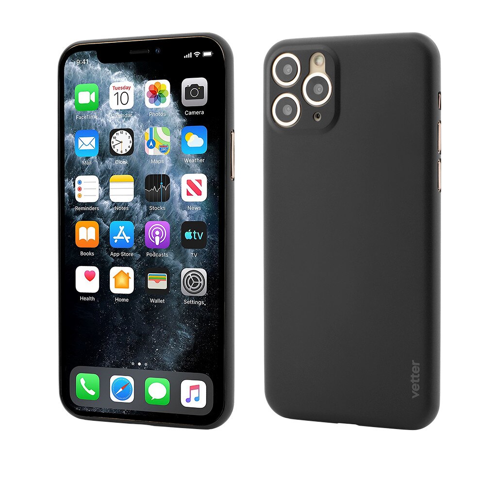 Husa de protectie Vetter pentru iPhone 11 Pro Max, Clip-On, Ultra Thin Air Series, Black