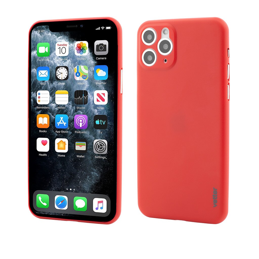 Husa de protectie Vetter pentru iPhone 11 Pro Max, Clip-On, Ultra Thin Air Series, Red