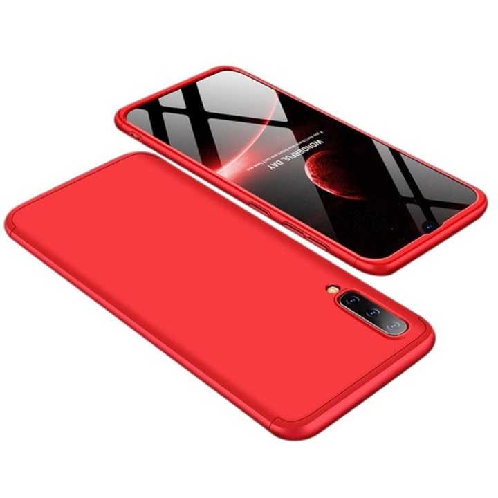 Калъф за телефон Gkk 360 за Samsung Galaxy A50s, Samsung Galaxy A50, Samsung Galaxy A30s, червен