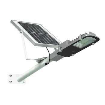 Lampa solara stradala Zolia™ de 60W, 60 LED SMD, cu panou solar, brat montare si telecomanda cu functii multiple Lampa solara stradala Zolia™ de 60W, 60 LED SMD, cu panou solar, brat montare si telecomanda cu functii multiple