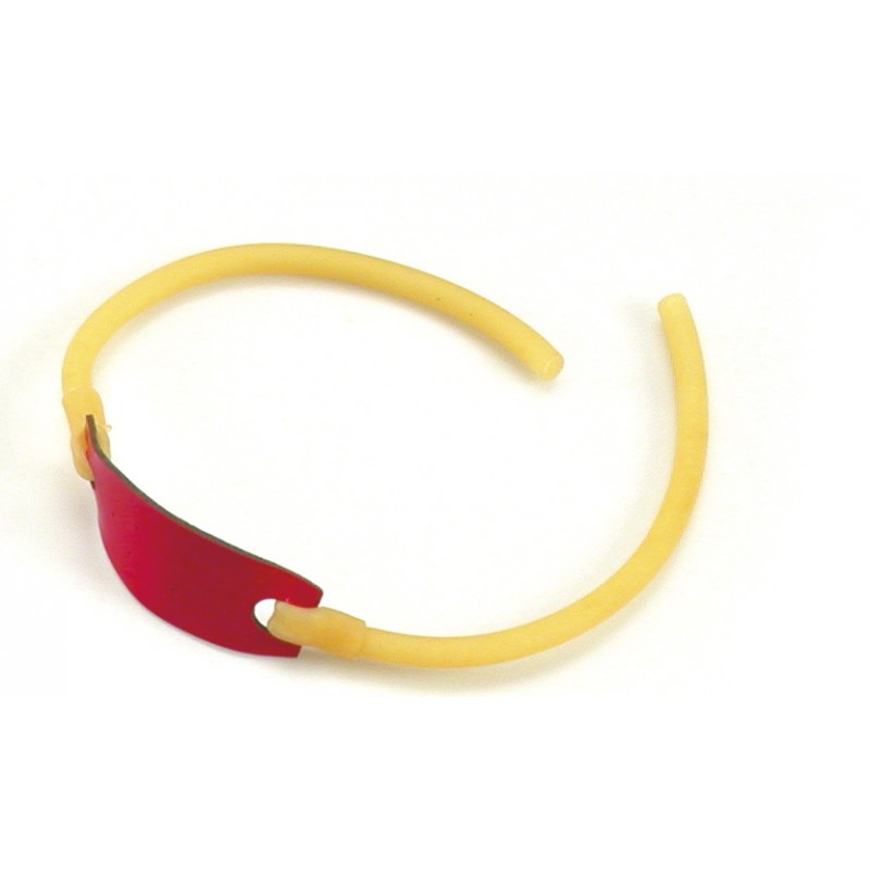 Rezerva elastic din LATEX pentru prastie cu suport din piele