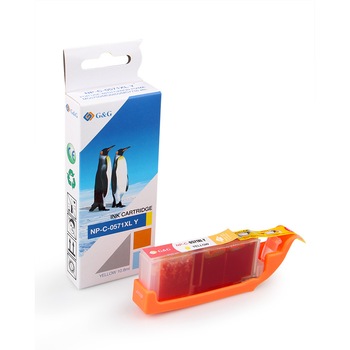 Cartus Cerneala G&G compatibil cu Canon CLI-571XLY, yellow Cartus Cerneala G&G compatibil cu Canon CLI-571XLY, yellow