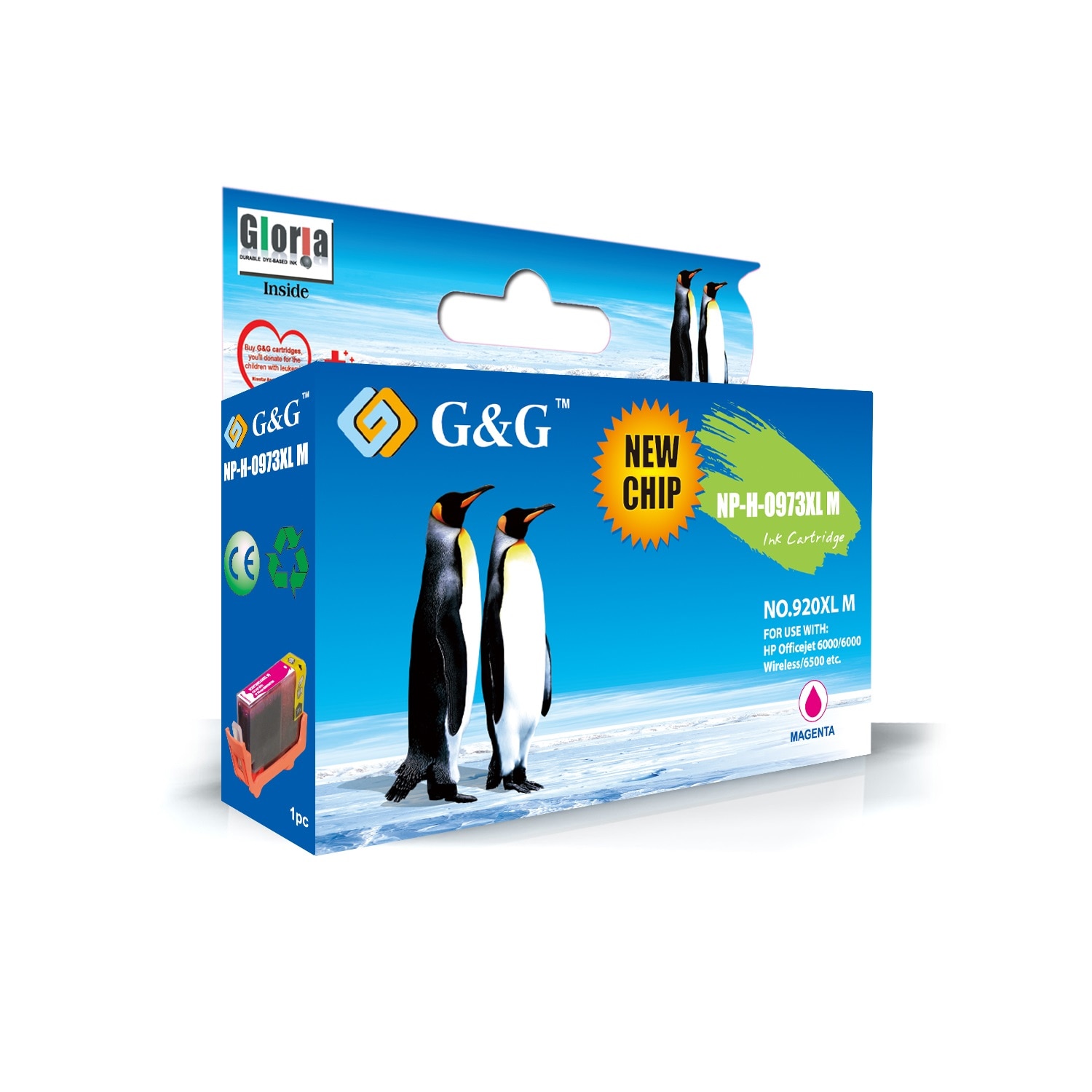 Cartus Cerneala G&G compatibil cu HP 920XL, magenta