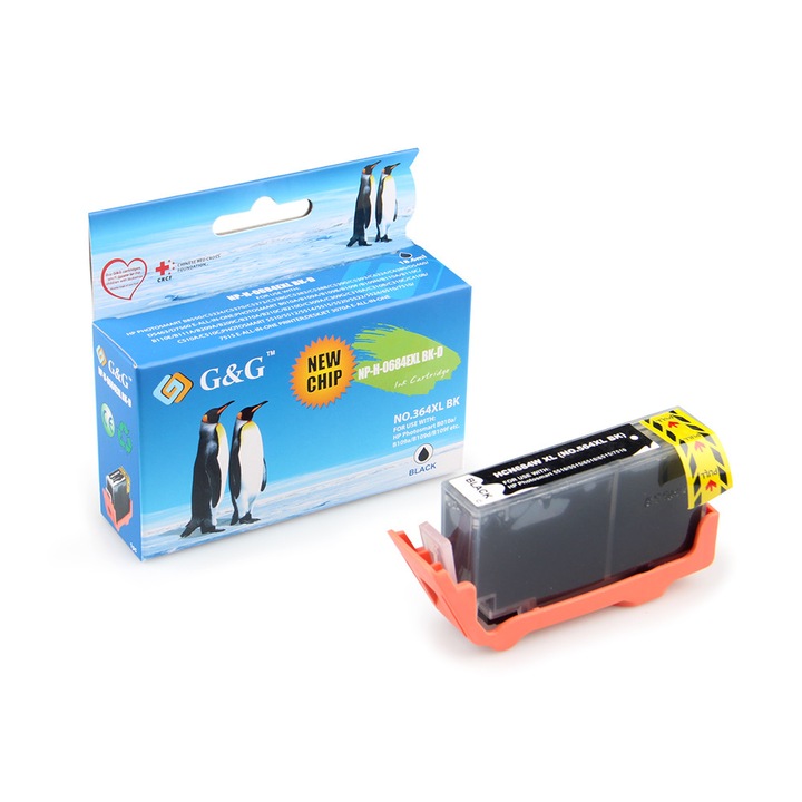 Cartus Cerneala G&G compatibil cu HP 364XL, black