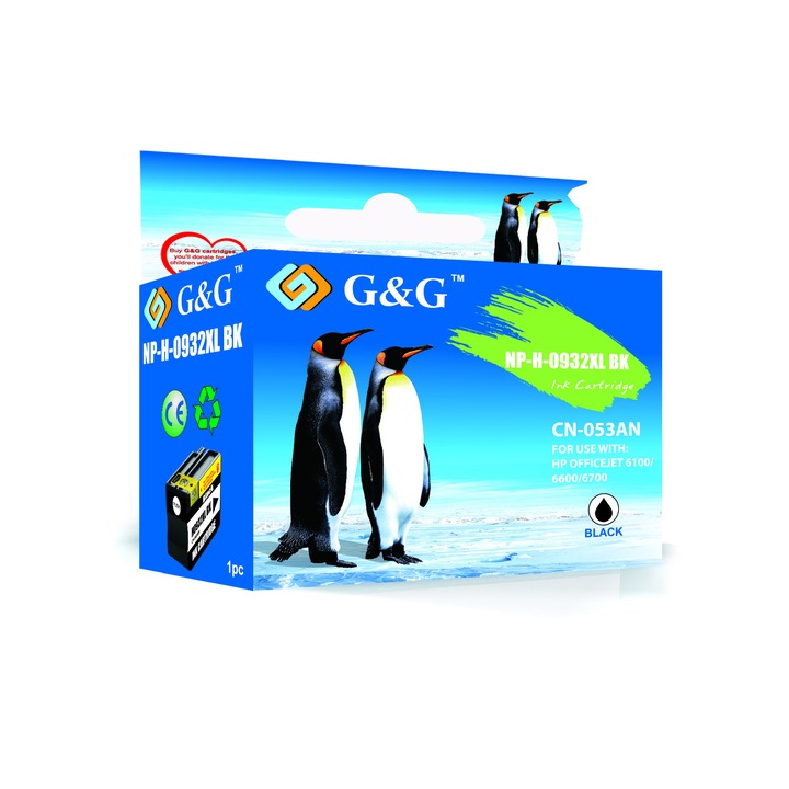 Cartus Cerneala G&G compatibil cu HP 933XL, magenta