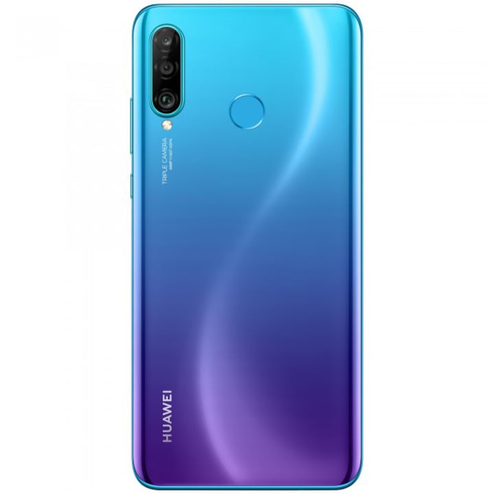 Смартфон Huawei P30 Lite, Dual SIM, 64GB, 4GB RAM, 4G, Peacock Blue