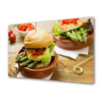 tablou canvas luminos in intuneric varioview led culinar burger sanatos cu sparanghel piept de pui salata si rosii 40 x 60 cm imagen 34_0_
0