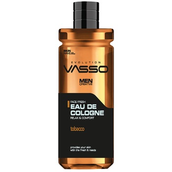 Colonia Profesionala cu aroma de tutun, Vasso Eau De Cologne Tobacco, 350ml Colonia Profesionala cu aroma de tutun, Vasso Eau De Cologne Tobacco, 350ml