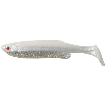 Shad Savage Gear Fat Minnow T-Tail 7.5cm 5G White Silver Shad Savage Gear Fat Minnow T-Tail 7.5cm 5G White Silver