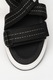Pepe Jeans London, Falmer telitalpú tépőzáras sneaker, Fekete, 37