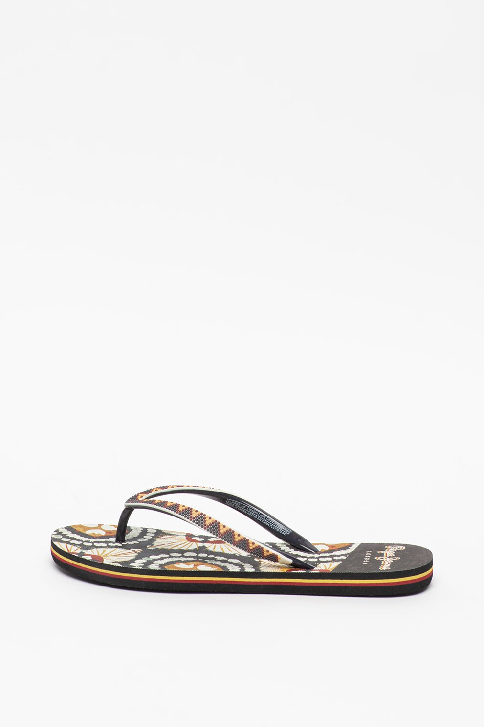 Pepe Jeans London, Papuci flip-flop cu aspect texturat Rake Dani