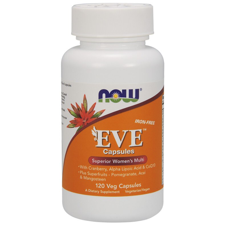 Supliment nutritiv Eve Multivitamine Now Foods, 120 drajeuri lichide