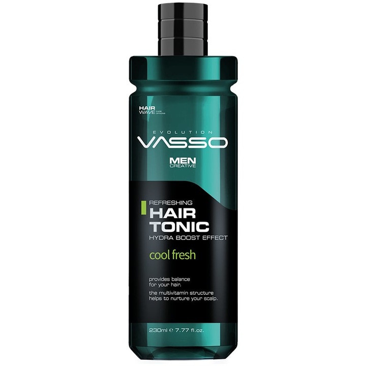 Tonic profesional pentru par, cu efect racoritor, Vasso Hair Tonic Revitalizing Cool Fresh, 260Ml