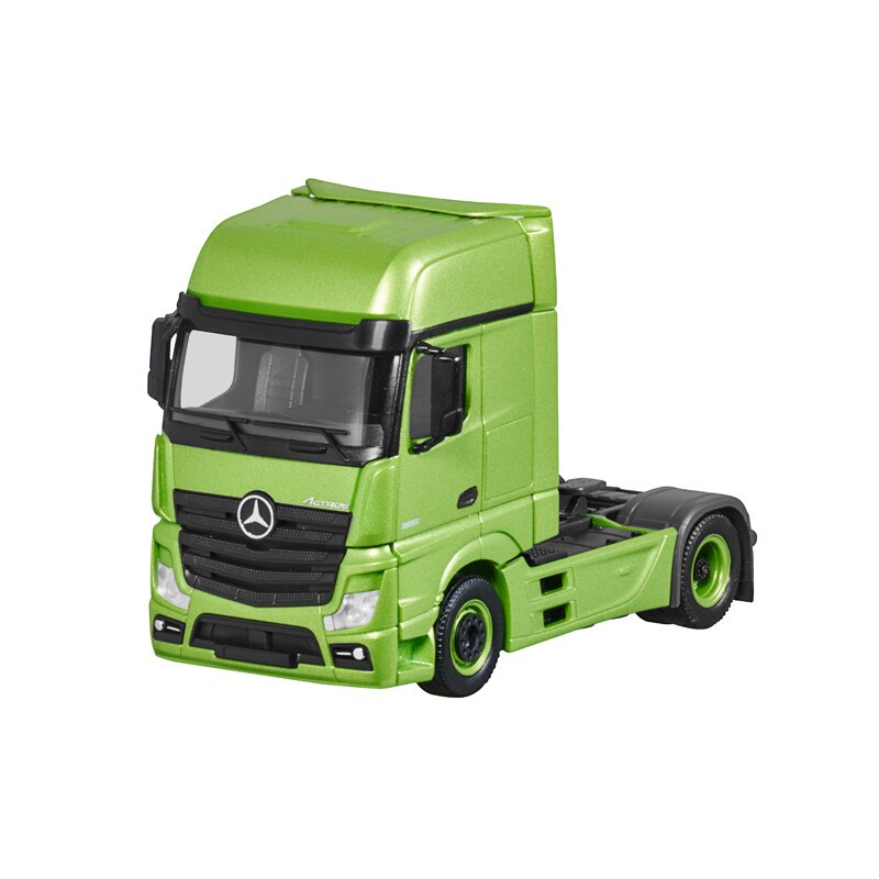Macheta verde cap tractor Actros GigaSpace Cab 2500, scara 1:87, Originala Mercedes