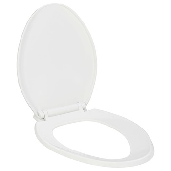 Capac de WC inchidere silentioasa, eliberare rapida, vidaXL, 47 x 35 cm, Alb Capac de WC inchidere silentioasa, eliberare rapida, vidaXL, 47 x 35 cm, Alb