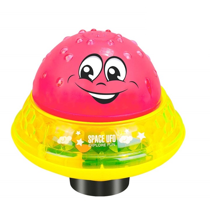 Bebeking Smiley 2 az 1-ben gyerek fürdőjáték, piros