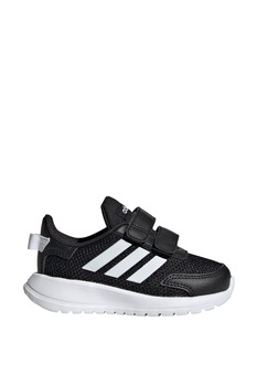 Adidas PERFORMANCE, Pantofi sport de plasa cu velcro Tensor, Negru/Alb, 20 EU Adidas PERFORMANCE, Pantofi sport de plasa cu velcro Tensor, Negru/Alb, 20 EU