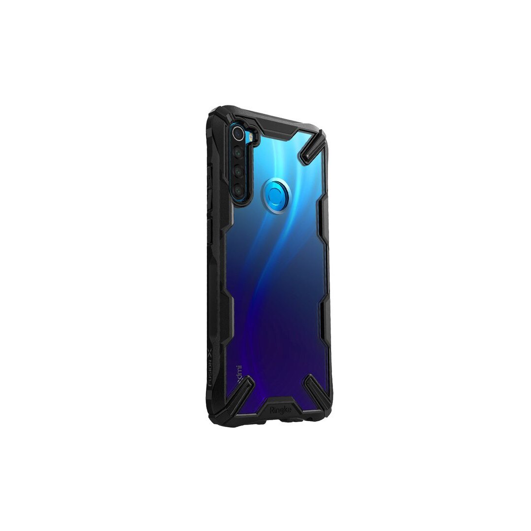 Husa Xiaomi Redmi Note 8 Ringke FUSION X Negru Transparent