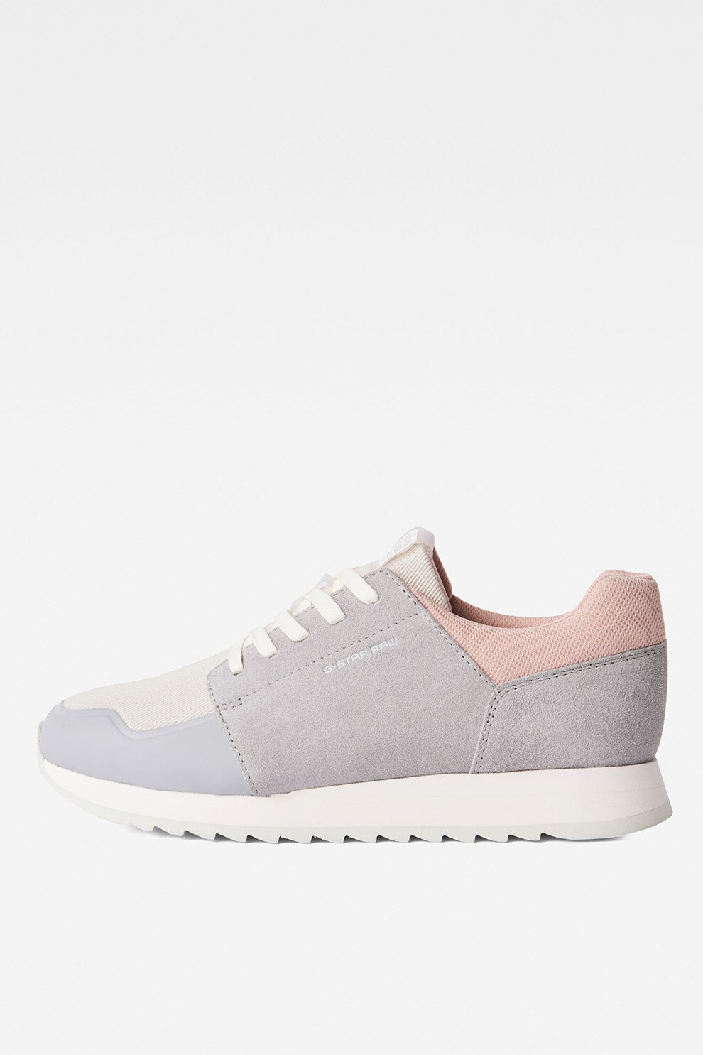 G-Star Raw, Pantofi sport de piele intoarsa sintetica cu insertii de piele