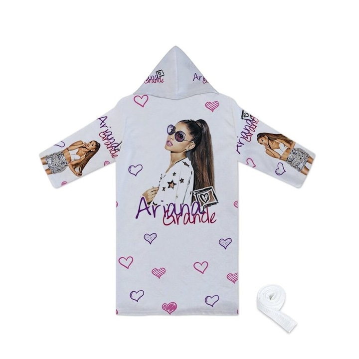 Халат за баня 3 Digital Limited Ариана Гранде, Ariana Grande с дигитален печат, детски, 12-14 години