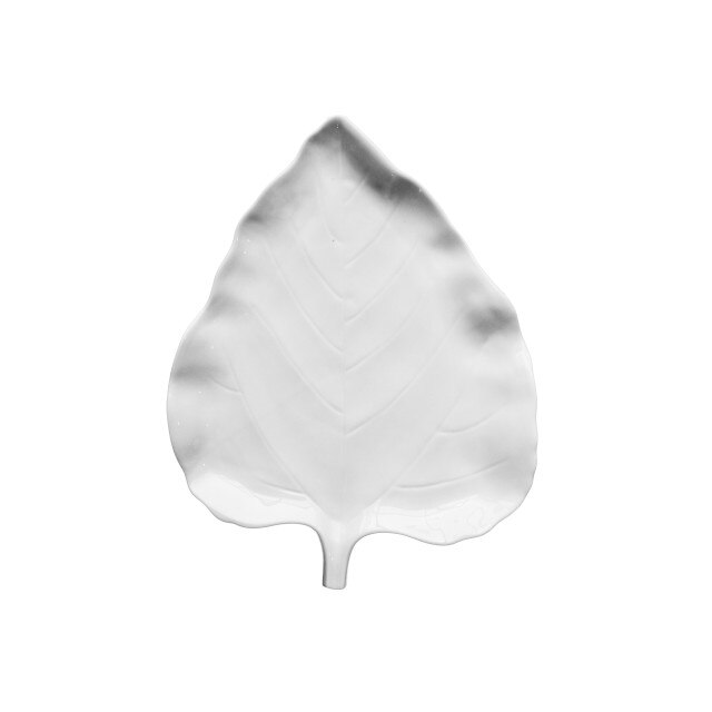 Platou FRUNZA din portelan 46cm GR46YSV