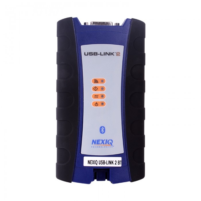 Interfata Diagnoza Auto Profesionala Nexiq-2 USB LINK cu Bluetooth pentru Utilaje, Camioane, Remorci, Autobuze, cu cabluri adaptoare