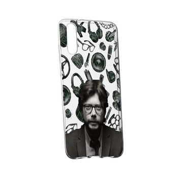 Husa de protectie La Casa De Papel, Movie pentru Huawei P20, rezistenta la uzura, anti-alunecare, din silicon Premium, 388 Husa de protectie La Casa De Papel, Movie pentru Huawei P20, rezistenta la uzura, anti-alunecare, din silicon Premium, 388