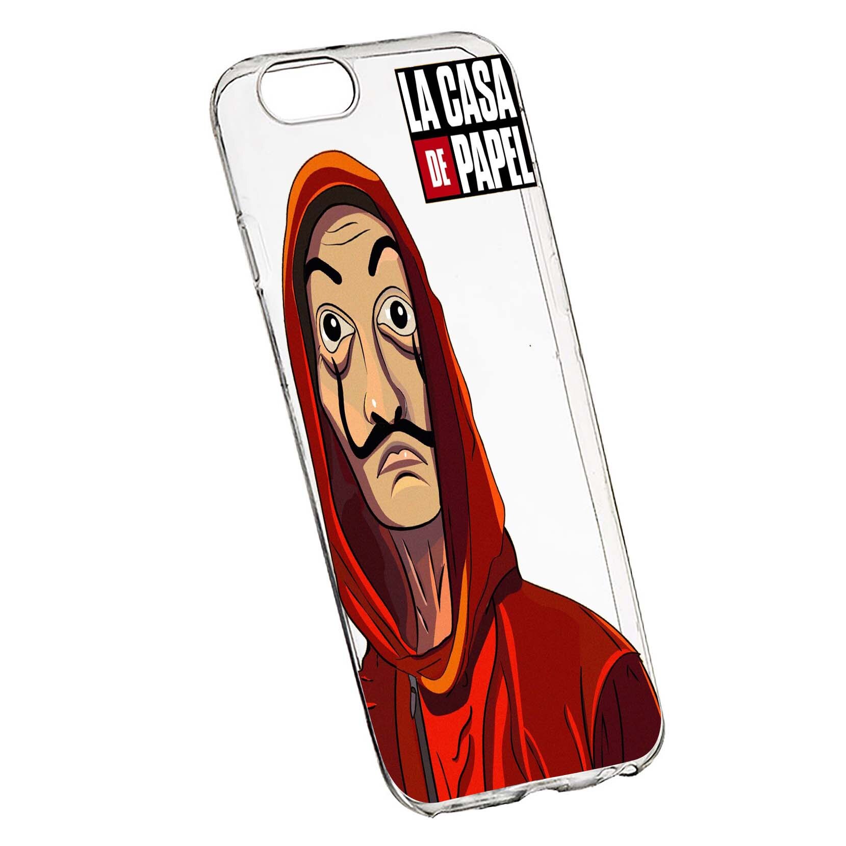 Husa de protectie La Casa De Papel, Movie pentru Huawei Y5 2018, rezistenta la uzura, anti-alunecare, din silicon Premium, 389