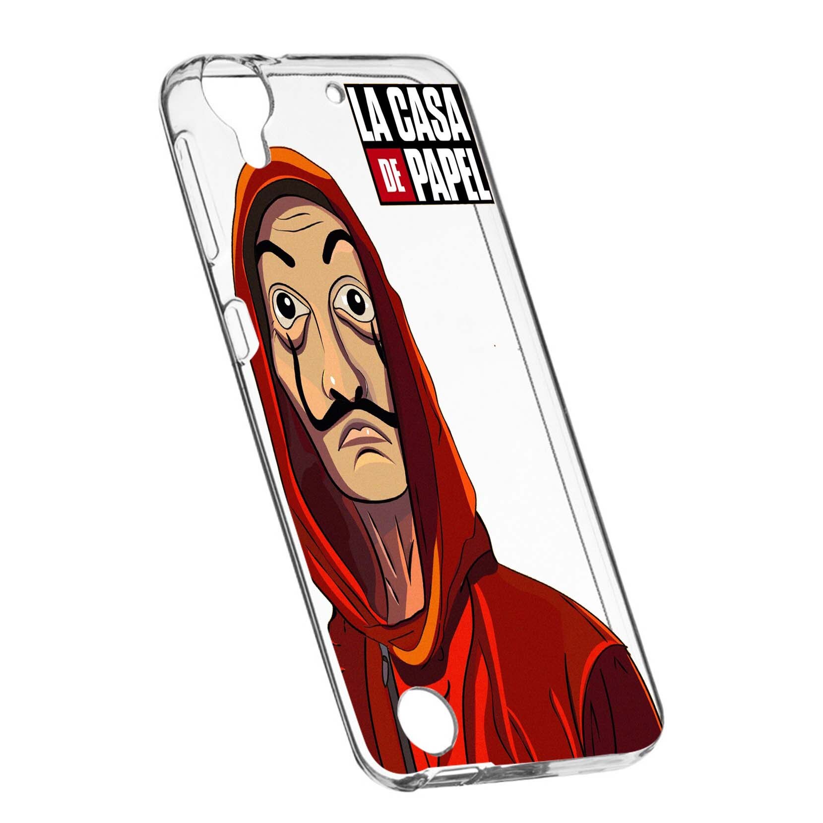 Husa de protectie La Casa De Papel, Movie pentru HTC Desire 825/10 Lifestyle, rezistenta la uzura, anti-alunecare, din silicon Premium, 389