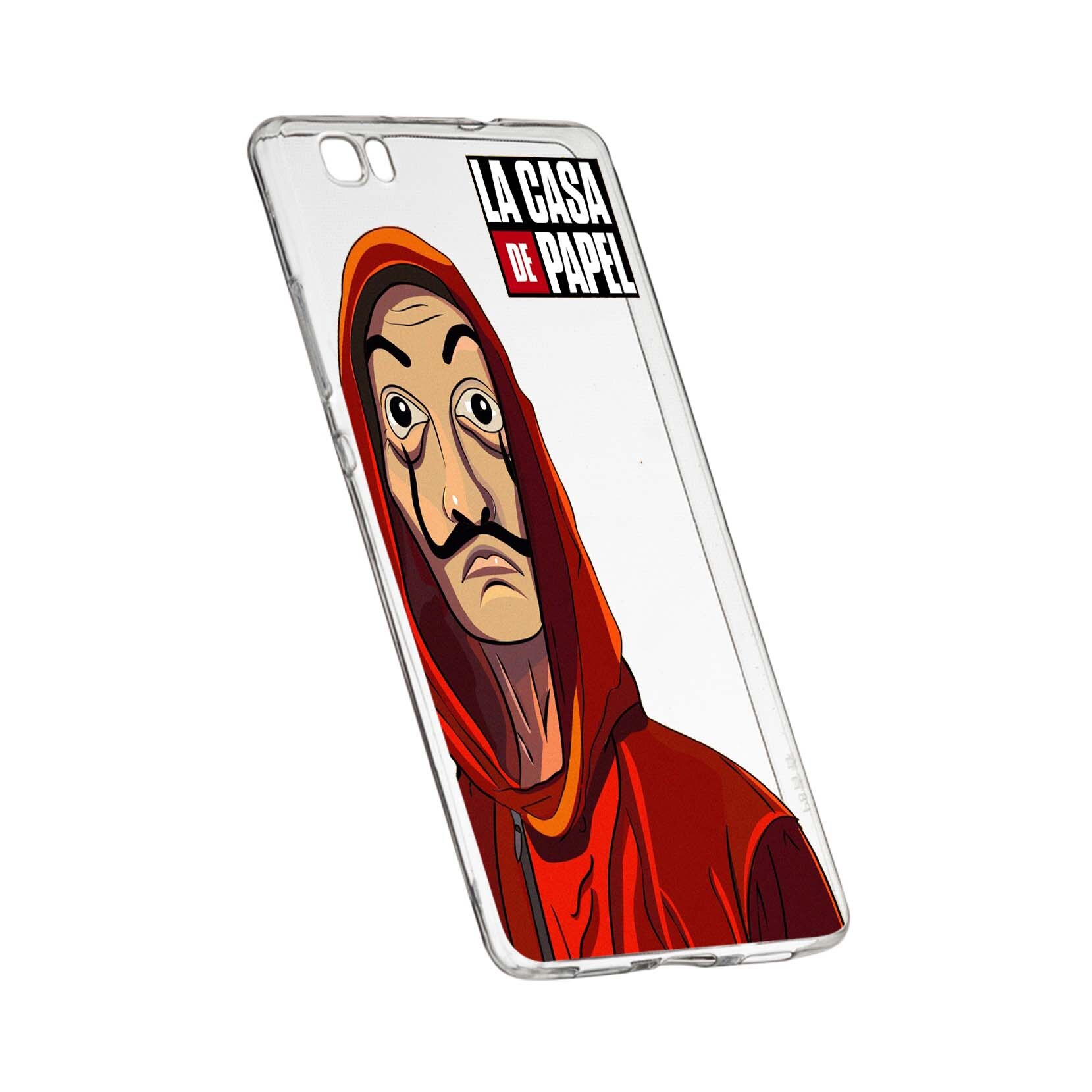 Husa de protectie La Casa De Papel, Movie pentru Huawei P8 Lite, rezistenta la uzura, anti-alunecare, din silicon Premium, 389