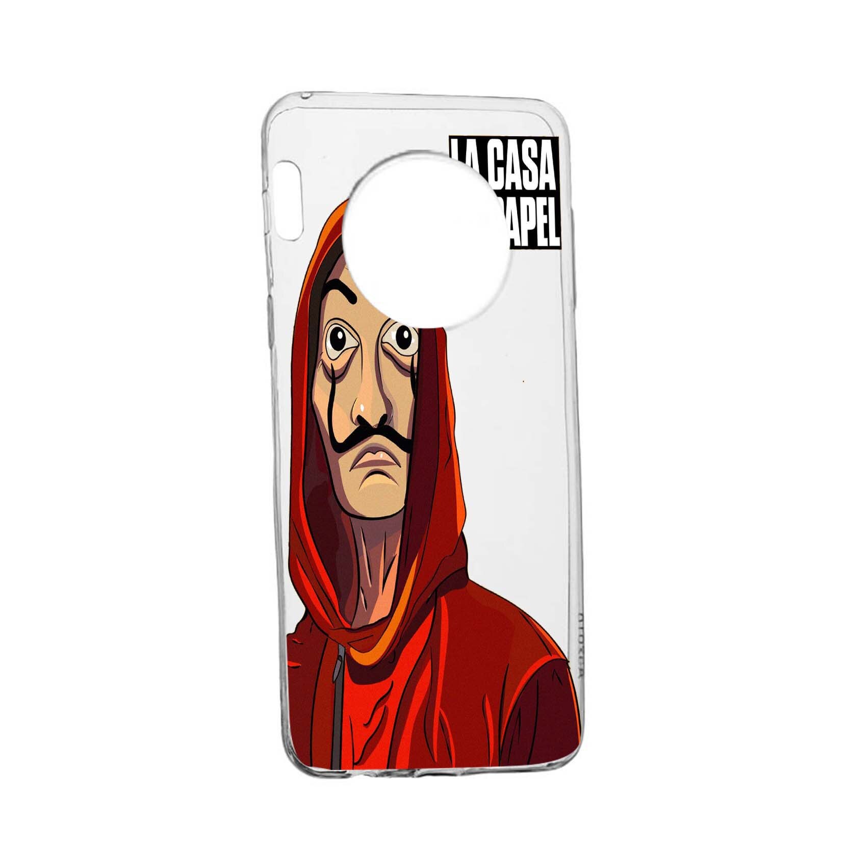 Husa de protectie La Casa De Papel, Movie pentru Huawei Mate 30, rezistenta la uzura, anti-alunecare, din silicon Premium, 389