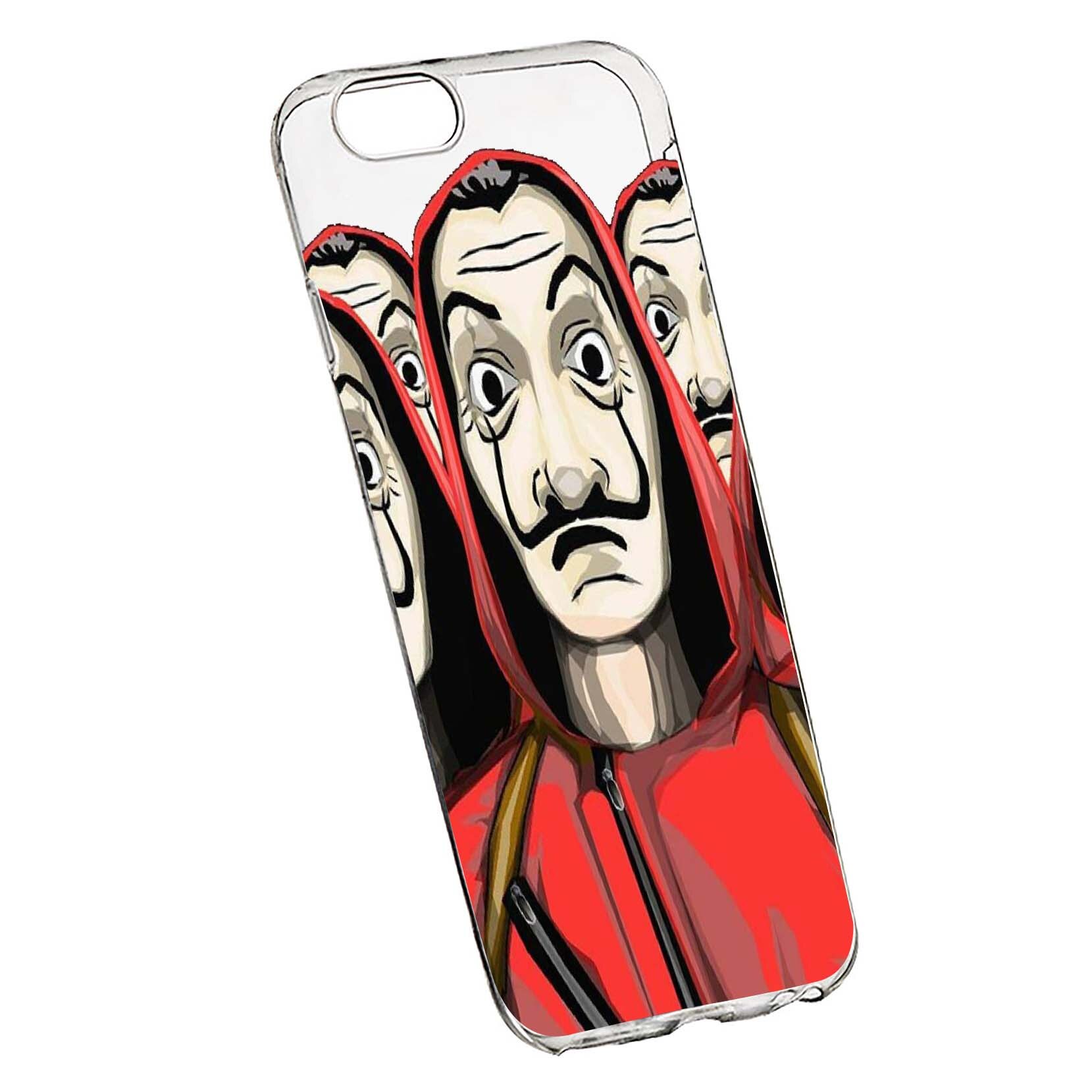 Husa de protectie La Casa De Papel, Movie pentru Apple iPhone 6 Plus / 6S Plus, rezistenta la uzura, anti-alunecare, din silicon Premium, 390