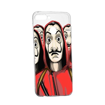 Husa de protectie La Casa De Papel, Movie pentru Huawei Y6 Prime 2018, rezistenta la uzura, anti-alunecare, din silicon Premium, 390 Husa de protectie La Casa De Papel, Movie pentru Huawei Y6 Prime 2018, rezistenta la uzura, anti-alunecare, din silicon Premium, 390