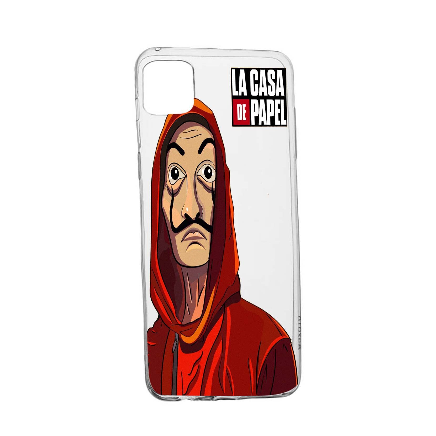 Husa de protectie La Casa De Papel, Movie pentru Apple iPhone 11, rezistenta la uzura, anti-alunecare, din silicon Premium, 389