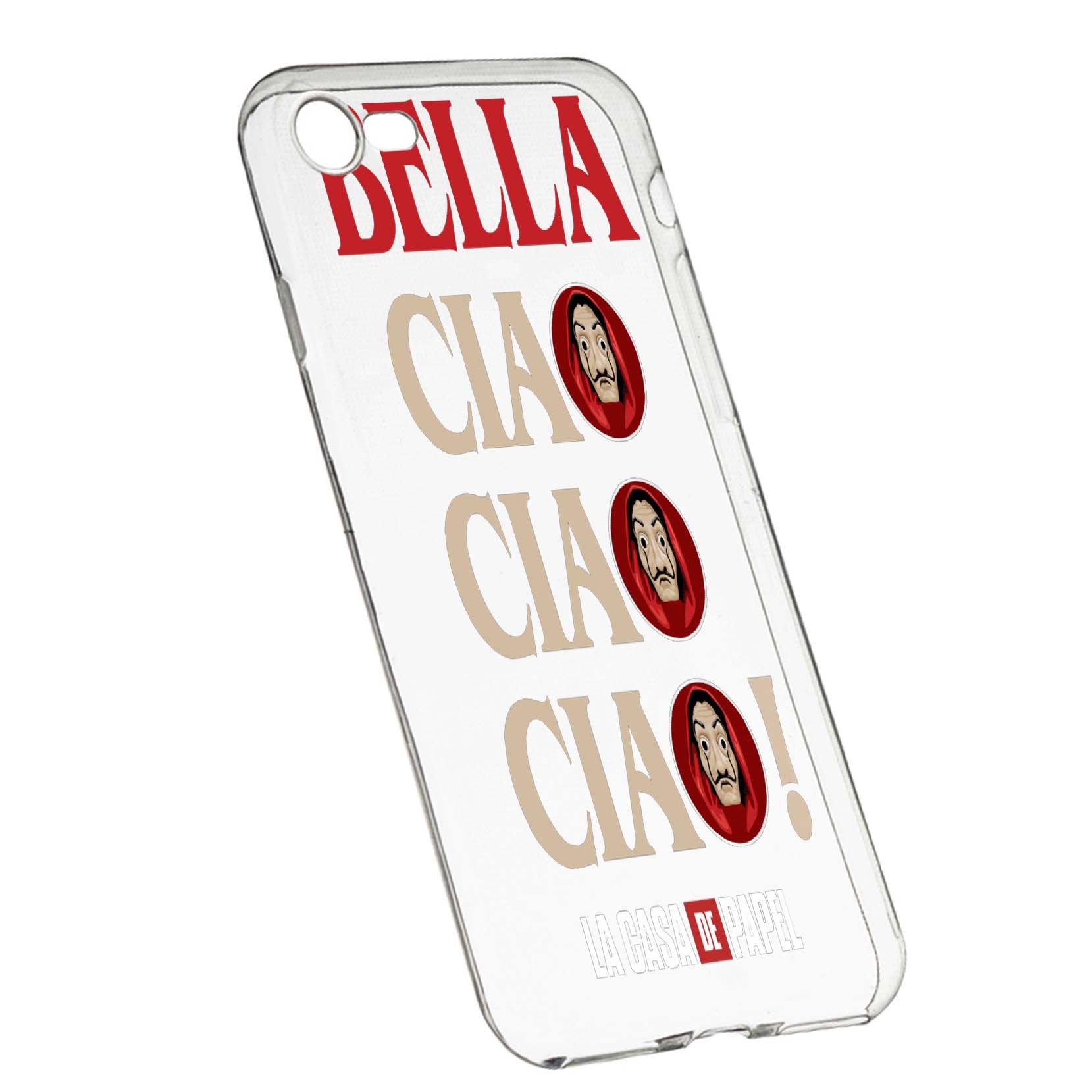 Husa de protectie Casa De Papel, Movie pentru Apple iPhone 7/8, rezistenta la uzura, anti-alunecare, din silicon Premium, 391