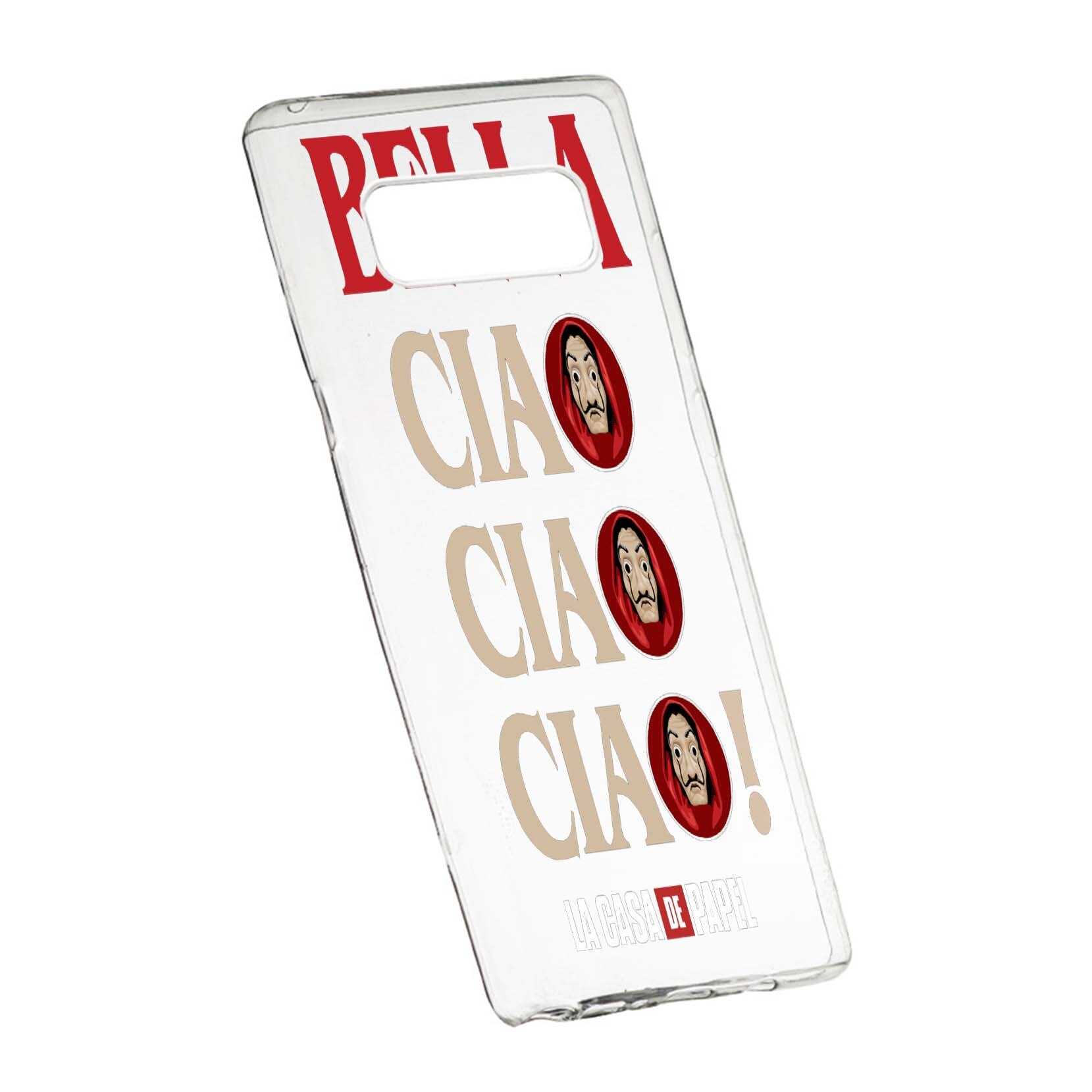 Husa de protectie La Casa De Papel, Movie pentru Samsung Galaxy Note 9, rezistenta la uzura, anti-alunecare, din silicon Premium, 391