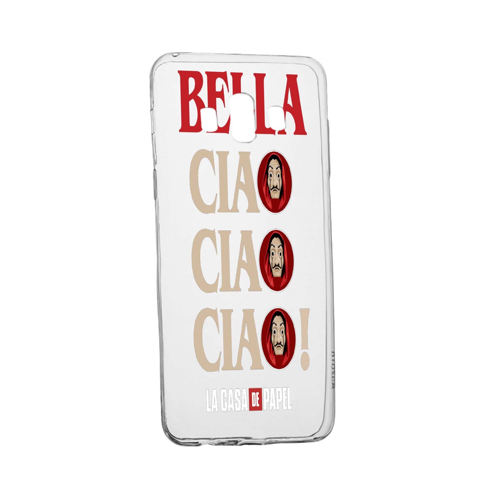 Husa de protectie La Casa De Papel, Movie pentru Samsung Galaxy J6 Plus 2018, rezistenta la uzura, anti-alunecare, din silicon Premium, 391