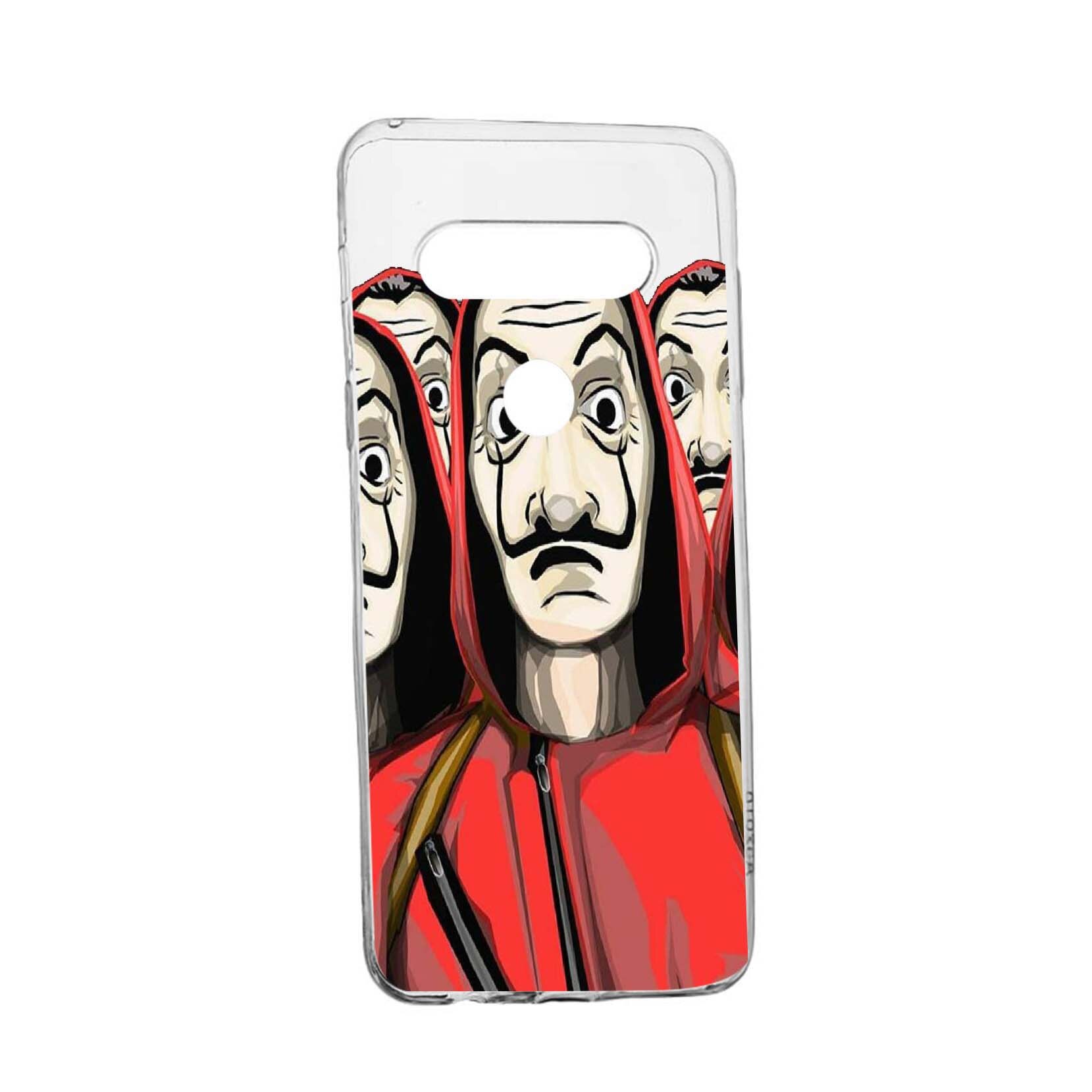 Husa de protectie La Casa De Papel, Movie pentru LG K50 / Q60, rezistenta la uzura, anti-alunecare, din silicon Premium, 390