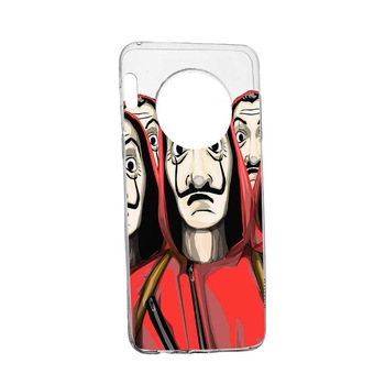 Husa de protectie La Casa De Papel, Movie pentru Huawei Mate 30, rezistenta la uzura, anti-alunecare, din silicon Premium, 390 Husa de protectie La Casa De Papel, Movie pentru Huawei Mate 30, rezistenta la uzura, anti-alunecare, din silicon Premium, 390