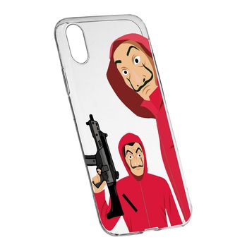 Husa de protectie La Casa De Papel, Movie pentru Apple iPhone XR, rezistenta la uzura, anti-alunecare, din silicon Premium, 392 Husa de protectie La Casa De Papel, Movie pentru Apple iPhone XR, rezistenta la uzura, anti-alunecare, din silicon Premium, 392