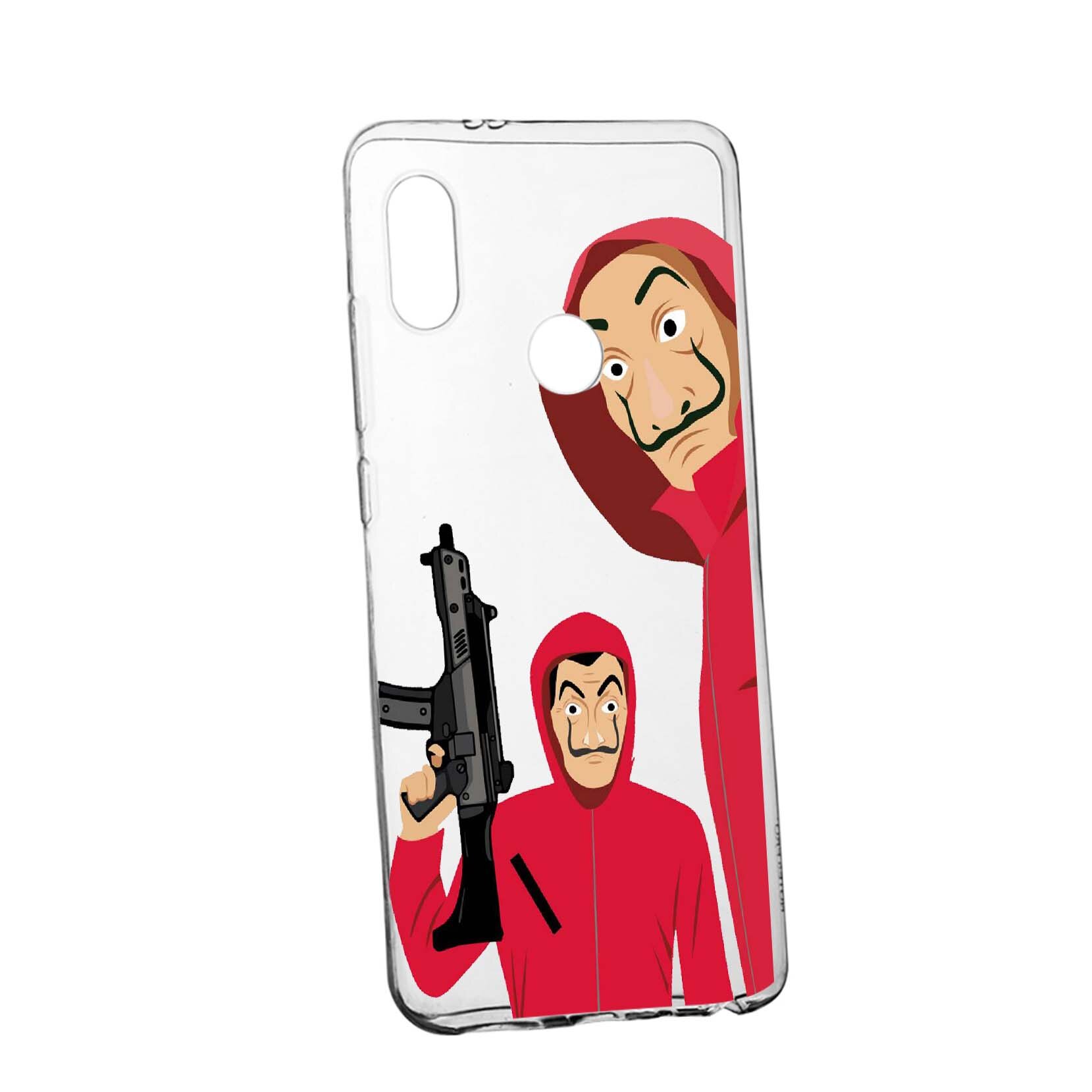 Husa de protectie La Casa De Papel, Movie pentru Xiaomi Mi8, rezistenta la uzura, anti-alunecare, din silicon Premium, 392