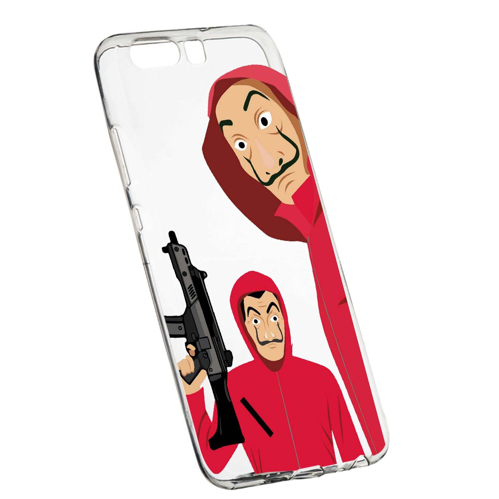 Husa de protectie La Casa De Papel, Movie pentru Sony XZ Premium, rezistenta la uzura, anti-alunecare, din silicon Premium, 392